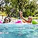 Big Joe Noodle No Inflation Needed Pool Float, Aqua/Green Double Sided Mesh, Jumbo 4ft