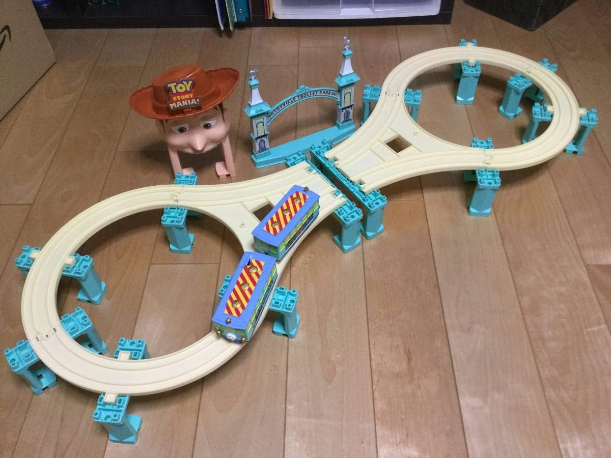 Amazon プラレール ディズニーシー エレクトリックレールウェイ プレイセット トイ ストーリー マニア 車両 ホビー