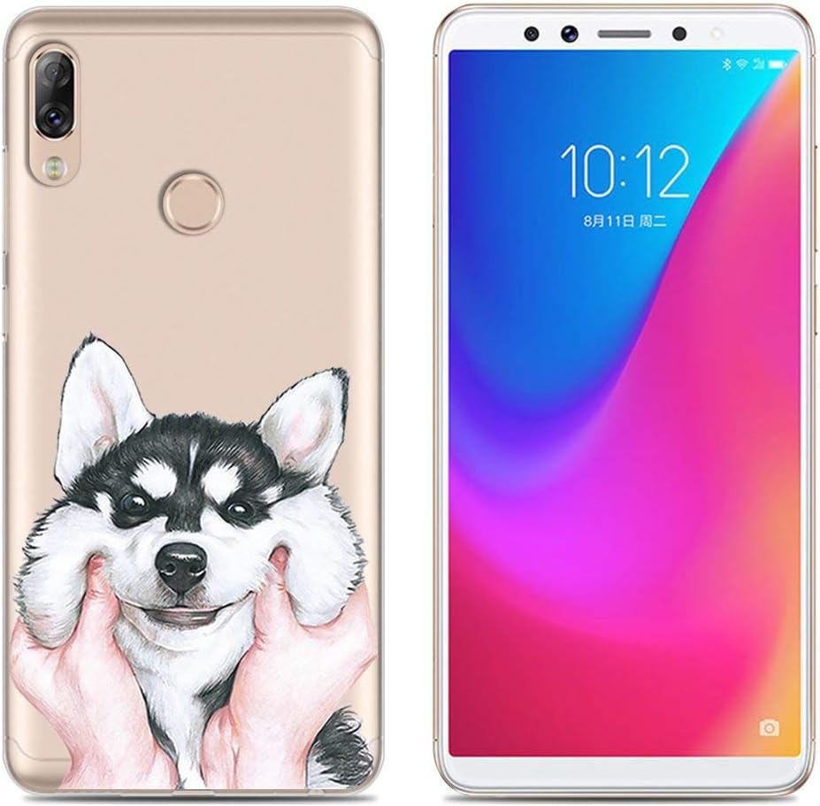 Easbuy New Version Glossy Silicone Case Protector TPU Bumper Case Back Cover Phone Back Case for Lenovo K5 Pro Smartphone