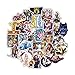 Anime JoJo's Bizarre Adventure Waterproof Laptop Stickers Waterproof Skateboard Snowboard Car Bicycle Luggage Decal 50pcs Pack (JoJo's Bizarre Adventure)