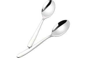 Yarebest Stainless Steel Dinner Spoons Set of 12, Flatware Tablespoon Set