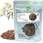 Soilmount Natural Bupleurum Root Herbal Tea (chai hu), 3.5 Oz (100g) | Premium Dried Root Loose Tea, Aromatic Woody-Savory, Daily Leisure Drink