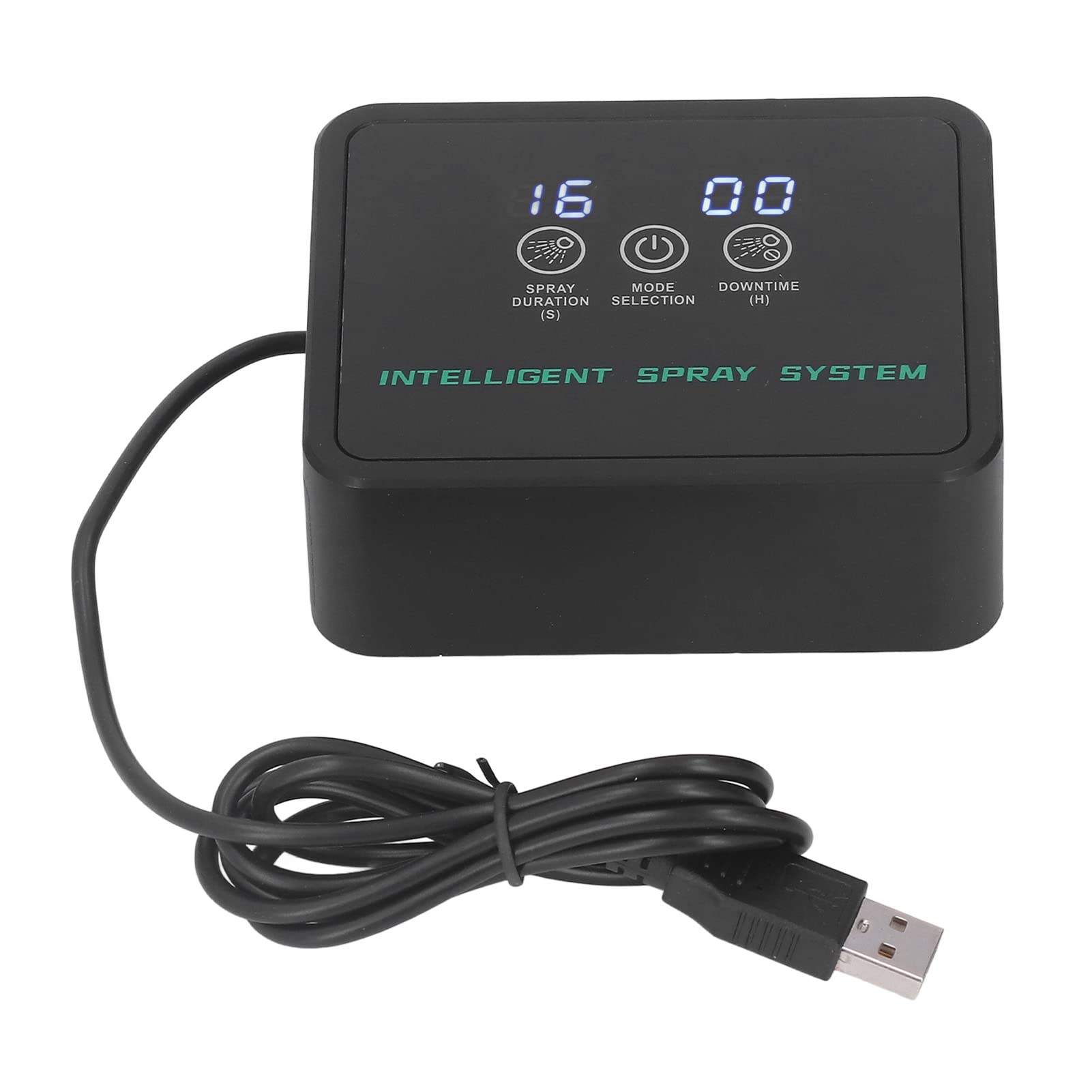 Haofy Smart Reptile Atomizer, Reptile Humidifier Fogger with Timer, 360 Degree Rotatable Terrarium Fogger Machine