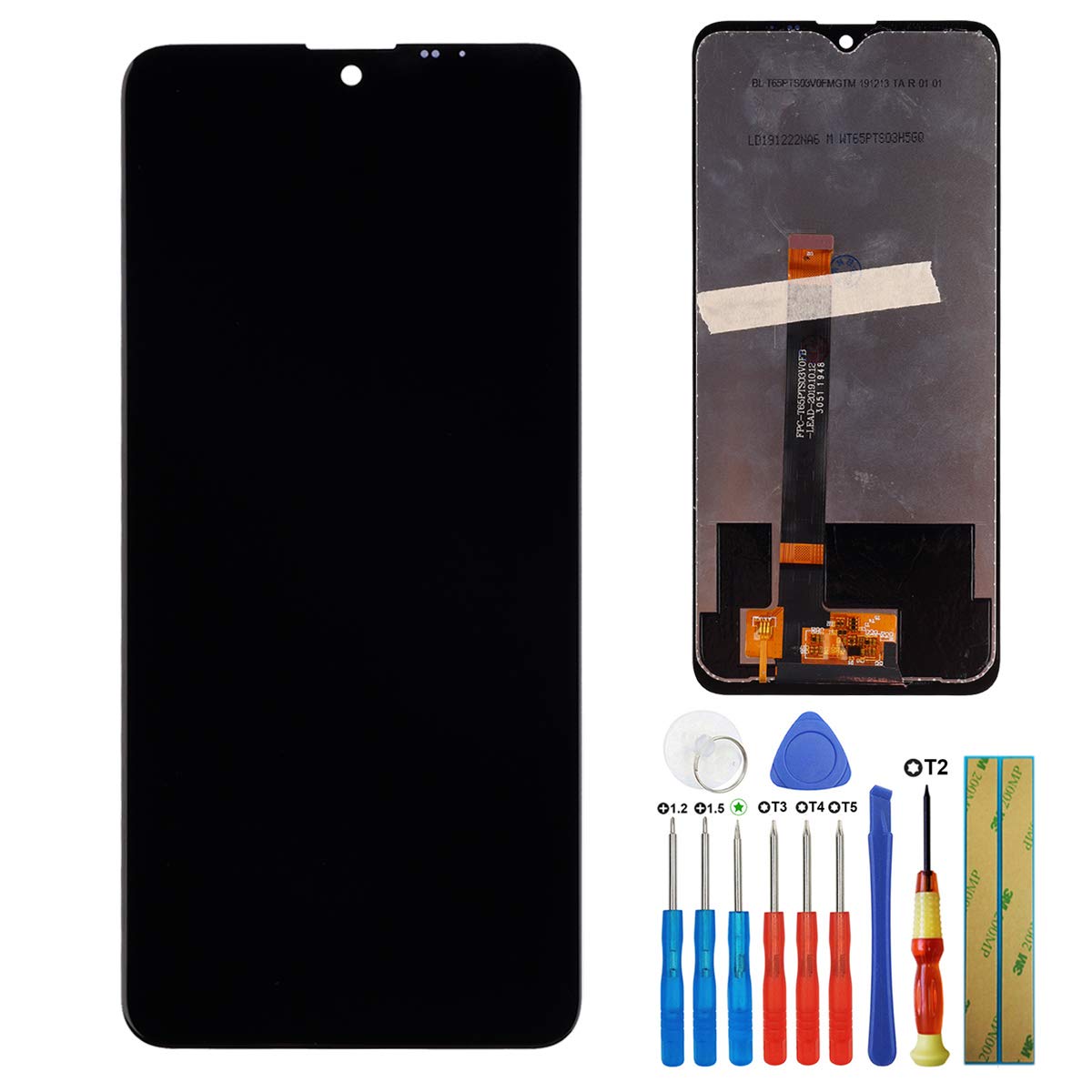 E-YIIVIIL LCD Display Compatible with LG K50S LMX540HM LM-X540 LM-X540BMW LMX540BMW 6.5 Inch LCD Touch Screen Display Assembly with Tools