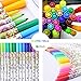 Flowers Colouring Craft Kit Creativity DIY Coloring Pillowcase Decoration, 18 Inch Square with Bonus A Set of 7 Doodle Color Pens, Creative Gift for Kids (Flowers)