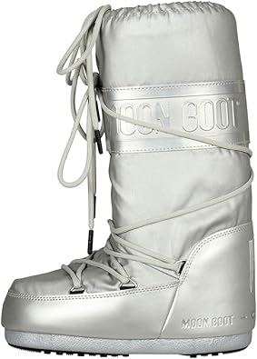 metallic moon boots