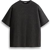 Vamtac Acid Washed Tshirt Heavyweight Cotton T Shirts Oversized Tee Vintage Unisex Basic Y2k Streetwear Tops