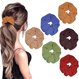 Sanas 3 Pcs Net Hair Rubber Bands For Women Elastic Hair Bands Multicolor – 3 Piece