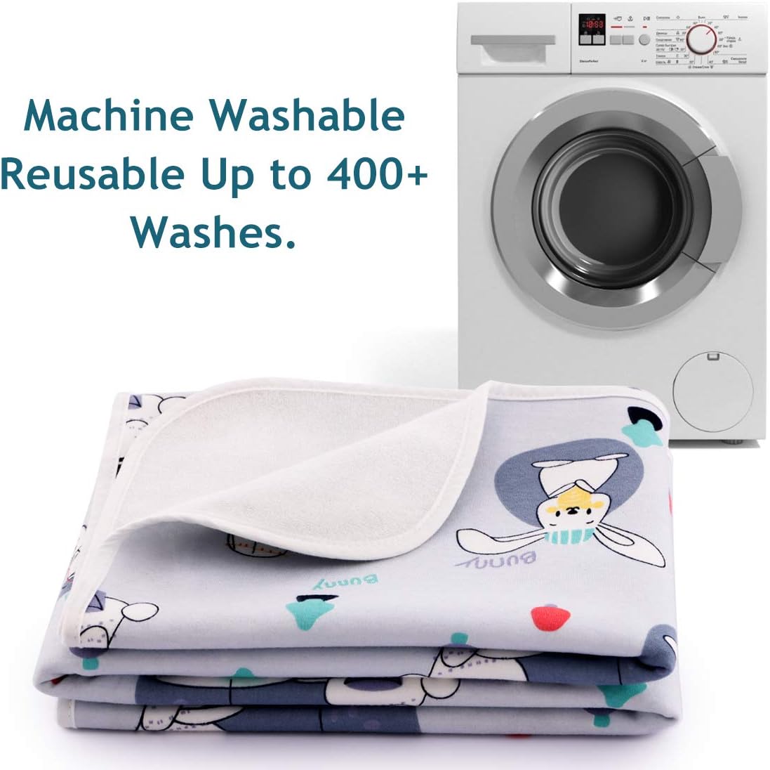 ROCCED Baby Bed Pad Waterproof Washable Reusable 31"x40" Large Toddler Mattress Protector Incontinence Pads Sheet Cover Underpads for Kids Adults and Pets Potty Training Mat: Home & Kitchen