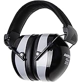 ANTENG 37dB Gun Range Ear Protection, Adjustable Ear Muffs for Noise Reduction, for Shooting, Construction, Mowing