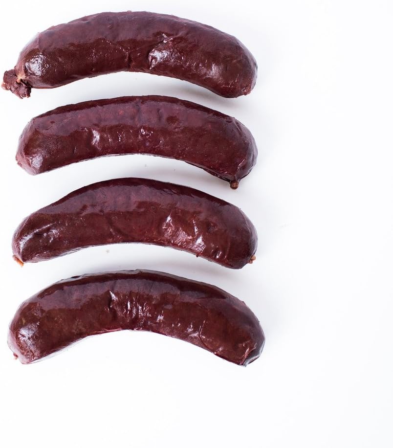 Boudin Noir Sausages, Four 1 LB packages of 4 links