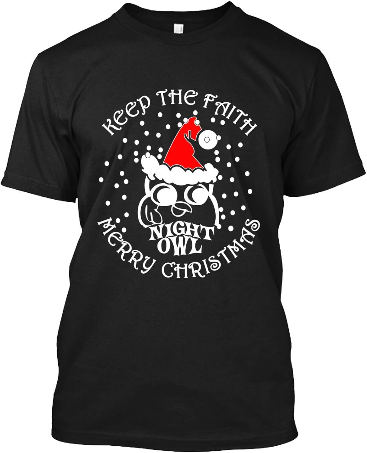 black merry christmas shirt
