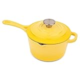 Larder & Vine Enameled Cast Iron Saucepan | 2.2 qt