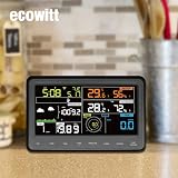 Ecowitt WS2910 Weather Station 7-in-1 Solar Outdoor Sensor Color Display view 7