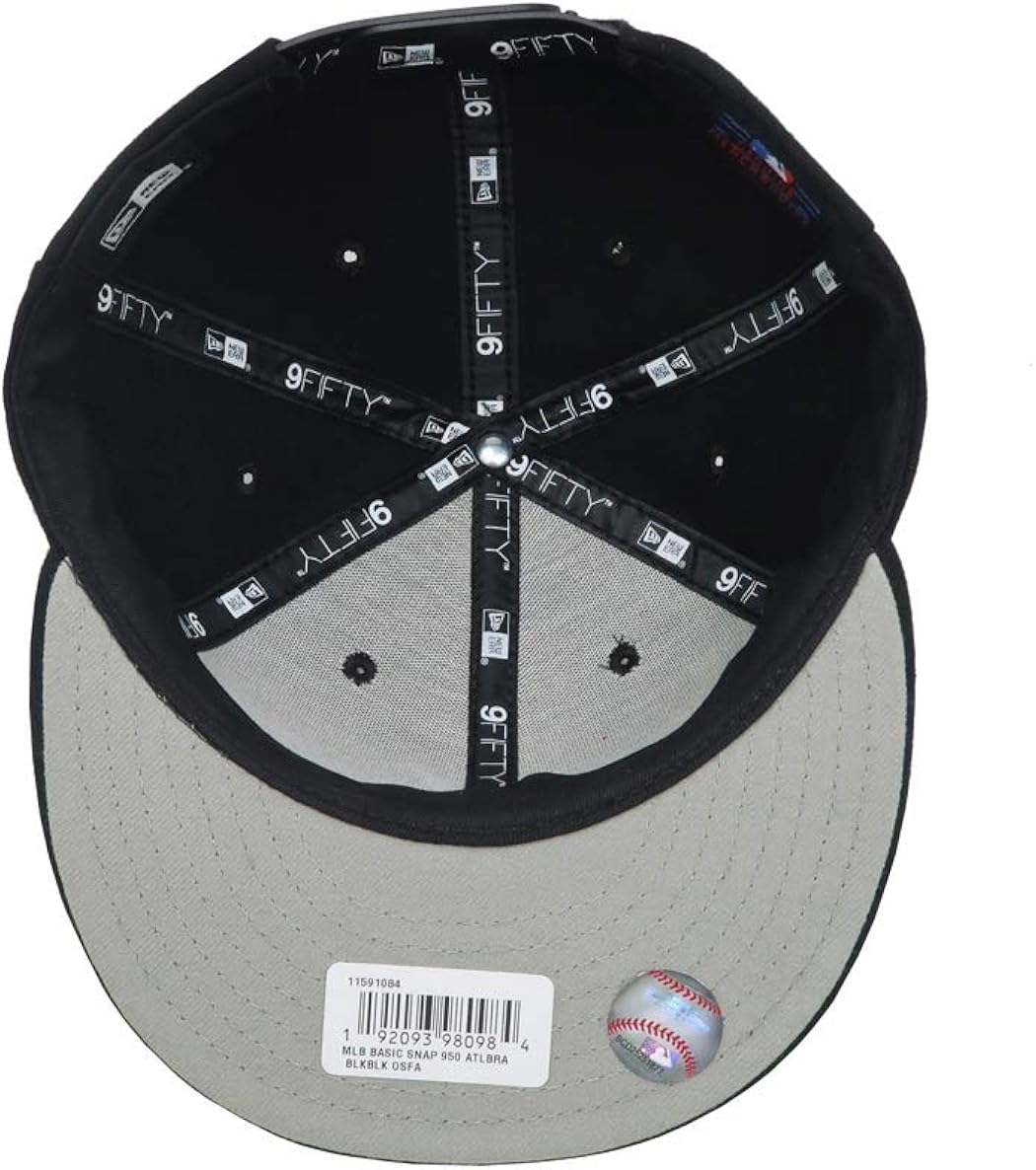 New Era 9fifty 950 Black Basic Snapback Adjustable Cap Men Accessories Activatedresearch Com
