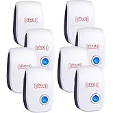 Pest Repeller 8Pack Electronic Mouse Repellent Ultrasonic Plug in Mice Repellent Indoor Insect Repellent Plug in Pest Control