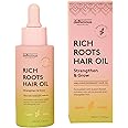 Delhicious Amla Hair Oil & Rosemary Oil for Hair Growth - Rich Roots Hair Loss Treatment for Thinning Hair - Dry Scalp Treatment with Argan Oil - Ayurveda Scalp Oil - Vegan, Sulfate Free - 50ml
