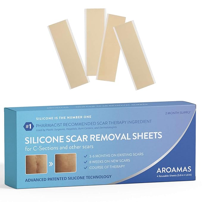 Aroamas Professional Silicone Scar Removal Sheets for