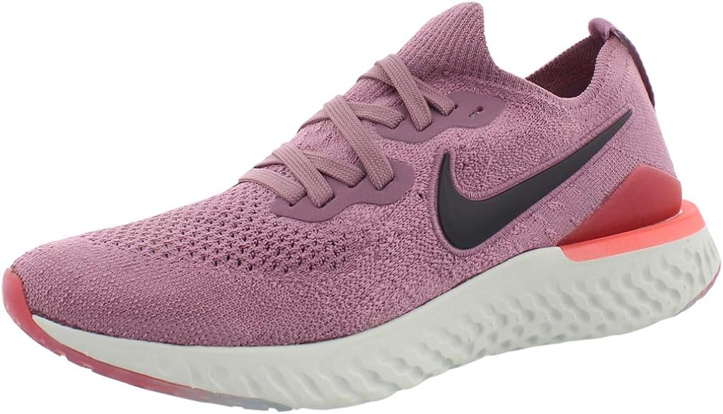 nike running epic react trainers in plum