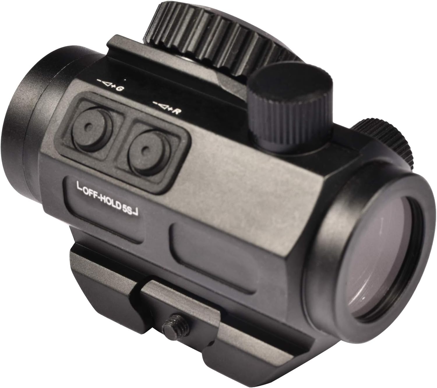 1x20mm Side Red Green Dot Sight 3MOA Dot Size Professional Red Dot Gun Sight Rifle Scope with Micro QD Mount (Black) : Sports & Outdoors