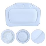 Dioche Bathtub Pillow Soft Foam Head Neck Back Support Blue PVC Suction Cups view 5