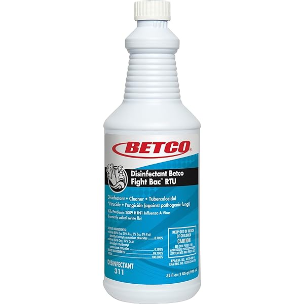 BETCO® FIGHT-BAC RTU DISINFECTANT, PLEASANT SCENT, 1-QUART, 1 EACH