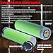 [2 pack] ROKKES LI34 Li-ion PROTECTED 18650 Battery 3.7V 18650 3400mAh Rechargeable High 18650 Drain Performance Positive Protection Flashlight batteries Panasonic Cell+SEIKO PCB,Battery Case Included