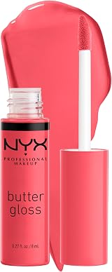 NYX Butter Gloss Sorbet Lip Gloss, Silky Glossy Lip Color