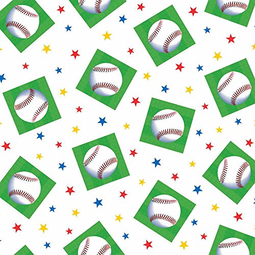 Amscan Baseball Plastic Tablecover