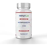 Methyl-Life® L-Methylfolate 10 mg - Chewable Active Folate Tablets with ultrapure Form of Cerebrofolate® (L-5-MTHF, Calcium) | Vegan, Non-GMO, Gluten-Free | 90 Chewable Tablet