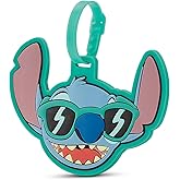 American Tourister Disney Luggage Tag, One Size, Stitch, Blue, One Size, Disney Luggage Tag