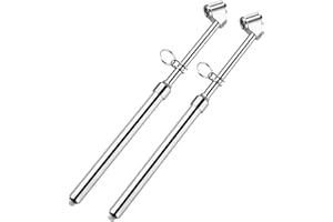 ATsafepro Truck Tire Pressure Gauge,Heavy Duty Pen Tire Gauge Range to 150PSI/10Bar,Dual Head Air Pressure Gauge (Pack of 2)