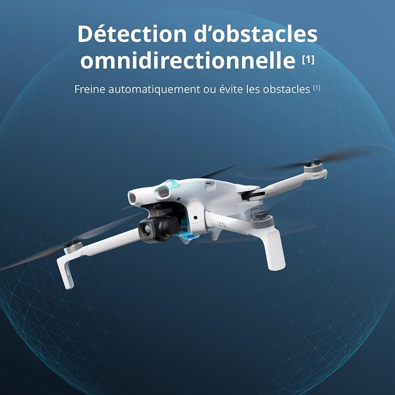 Lito 1 (DJI RC-N3) Bundle 2 batteries, Version améliorée de Mini 4K