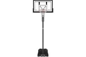 Lifetime 50-Inch Portable Basketball Hoop, Shatterproof Fusion Backboard, 8-10ft Adjustable Height