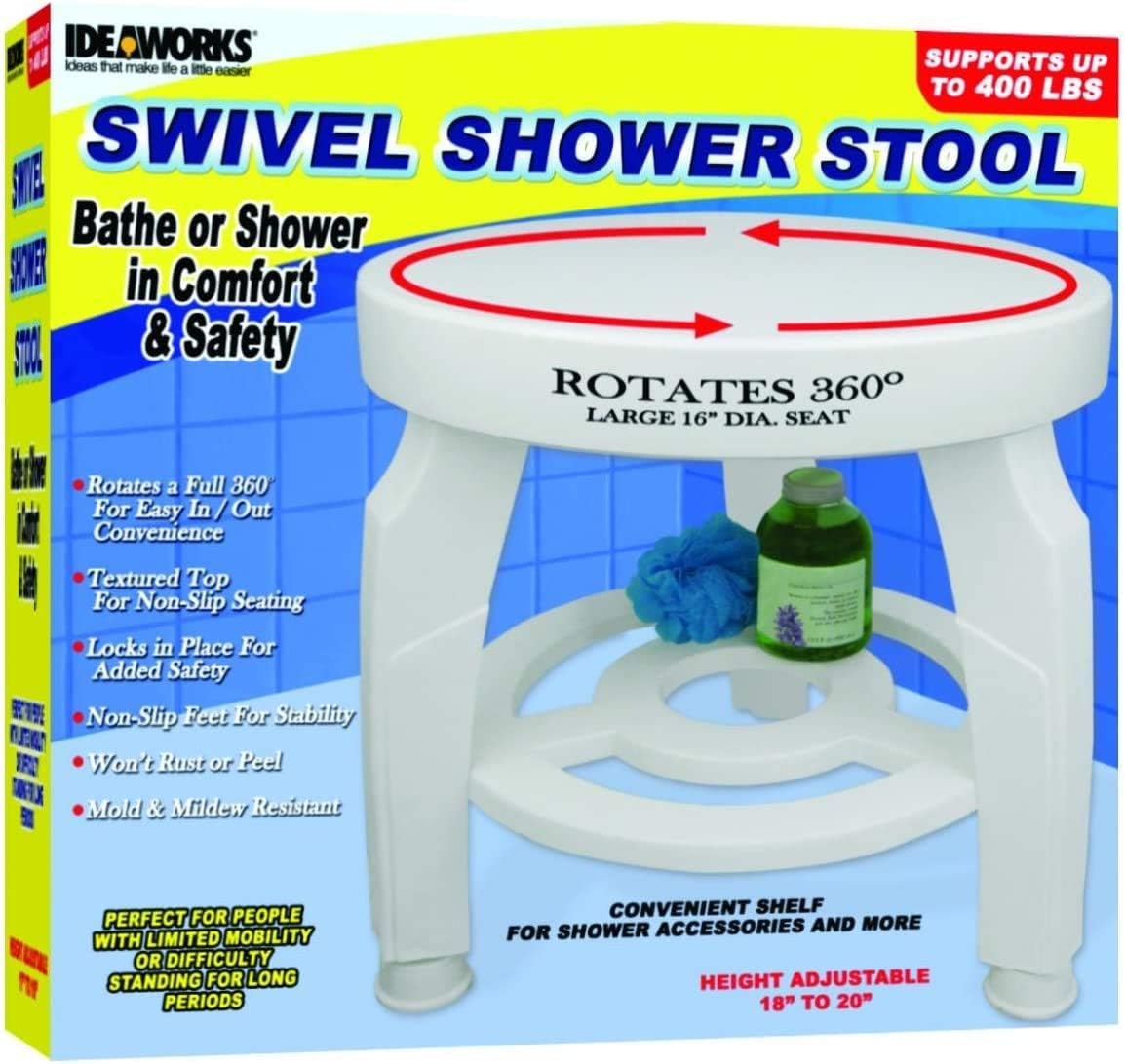 swivel shower stool