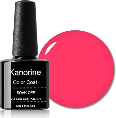 Kanorine Gel Nail Polish Red Colour Soak Off UV LED 10ml A11