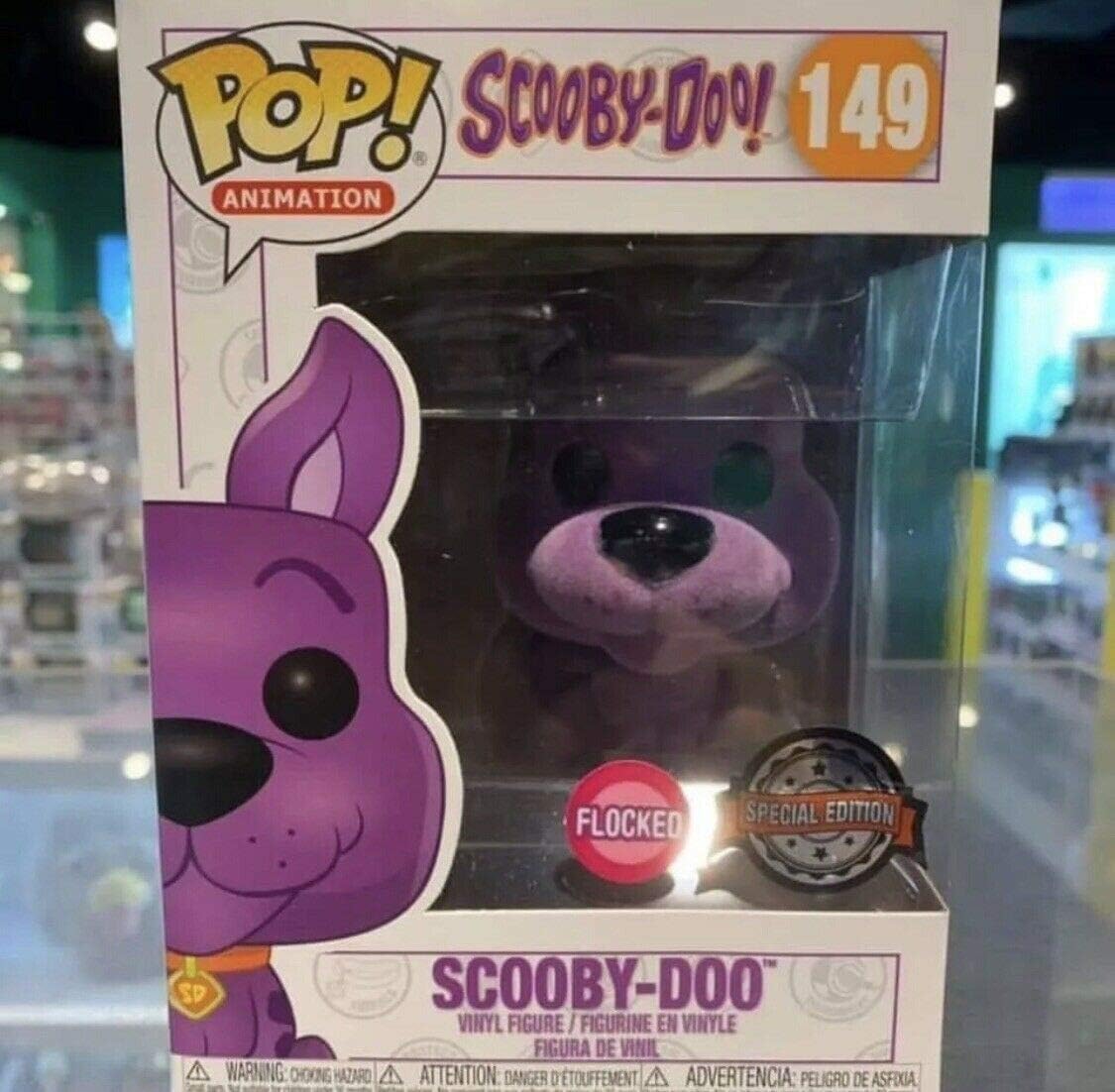 flocked scooby doo funko pop