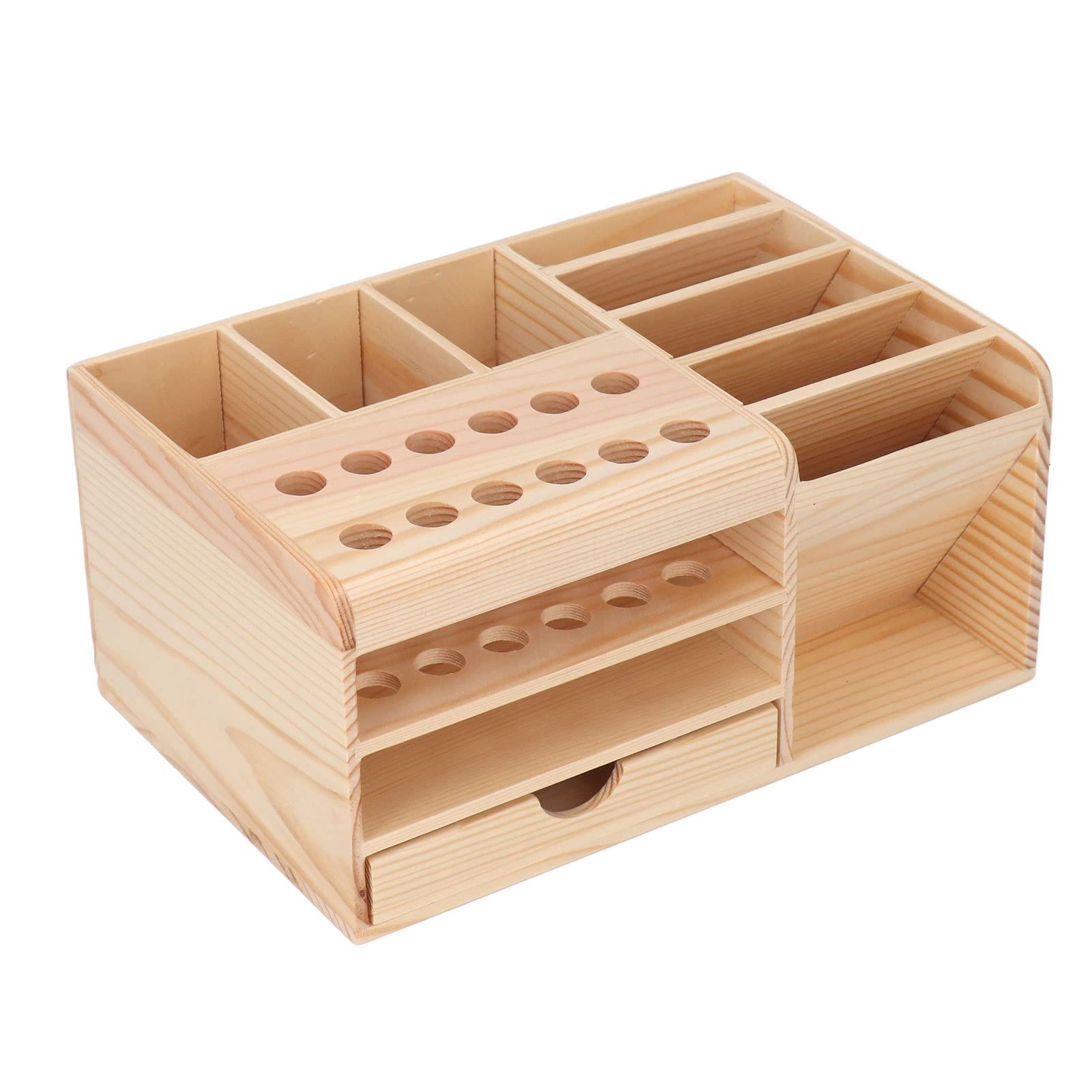 Repair Tool Organizer, Synthetic Wood Classified Storage Box with Multi Compartments, Strong and Sturdy, for Mobile Phone Maintenance Tools