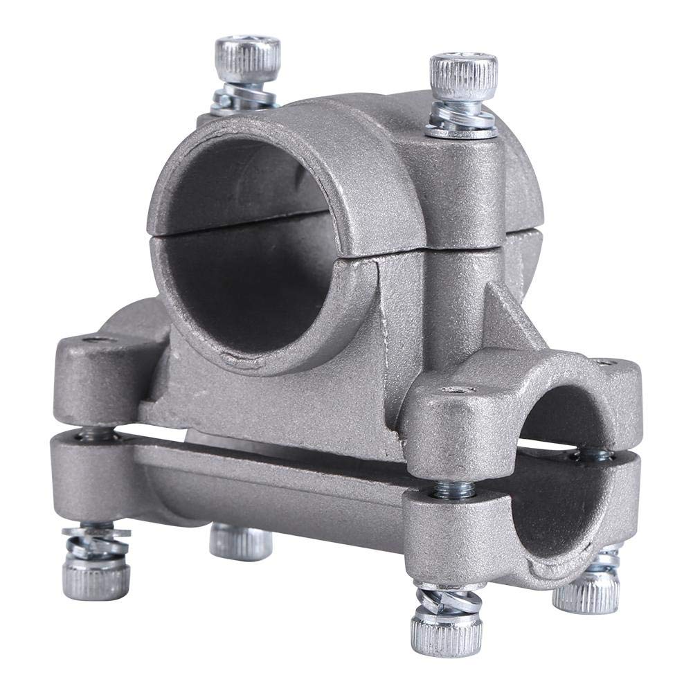 Yuuga Handle Bracket Clamp, Silver, 26/28mm, for Strimmer Trimmer Brushcutter Tube