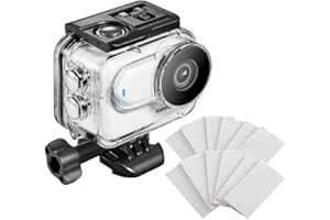 Rszfnjxry Dive Housing Case for Insta360 GO 3,Protective Waterproof Shell 60M/197FT Water Resistant with Anti Fog Inserts for Insta360 GO 3