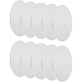 uxcell 10Pcs Aluminum Disc, 2"(50mm) Diameter 0.08"(2mm) Thickness Round Aluminum Sheets 1060 Aluminum Circle Plates for Metal Stamping