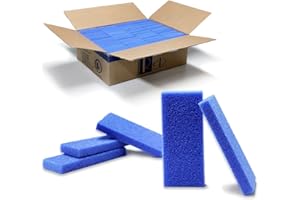 NOVAL Pumice Stone for Feet 300 PCS/Box Disposable Pumice Stone Bulk Pumice Stone for Feet Callus Remover Nail Salon Pedicure(Blue)