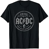 Official AC/DC Rock N Roll Damnation Band Music Vintage Logo T-Shirt