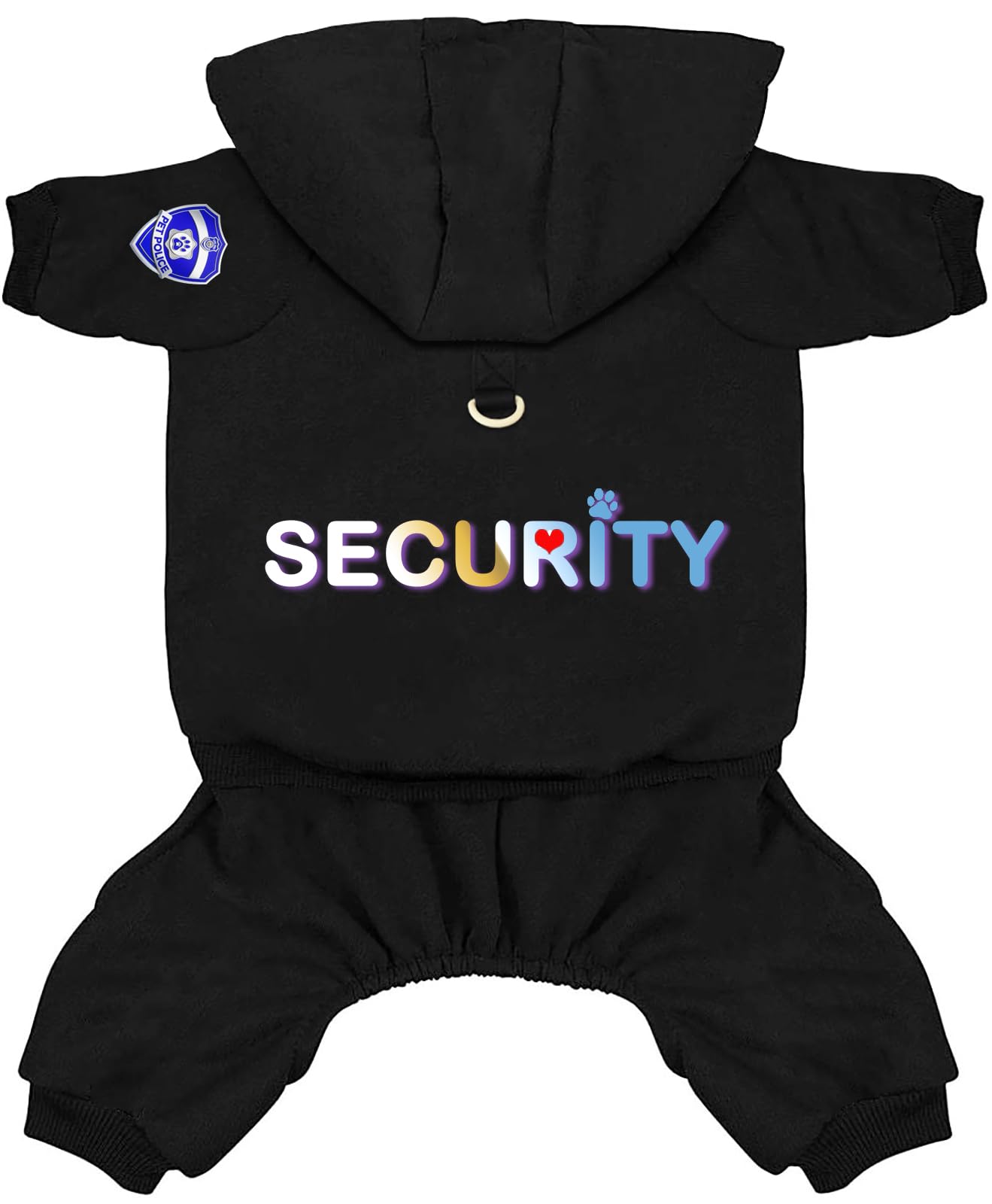 Photo 1 of *USED*
Izefia Dog Hoodie Security Clothes Tracksuit 4 Legs Jumpsuit Fleece Sweater Winter Sweat Shirt Warm Cotton Hoodies for Small Dog Medium Large Cat Black 5XL