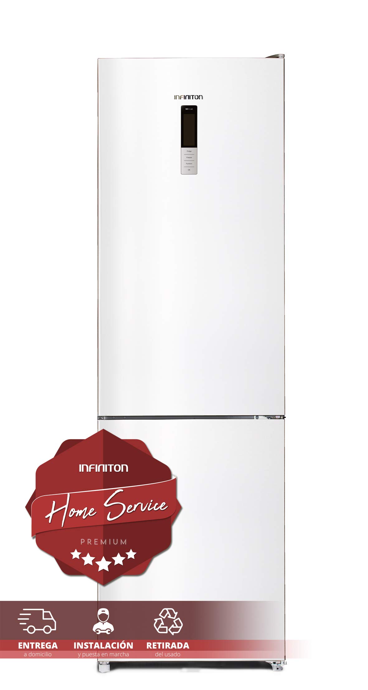 FRIGORIFICO-COMBI-INFINITON-FGC-203TWH-A-BLANCO-INVERTER-No-Frost-Total-Alto-200cm-INSTALACION-INCLUIDA