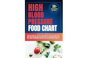 High Blood Pressure Food Chart, 2nd Edition: Dash Diet Food List and low Sodium recipes for eating and living well (Guide to 