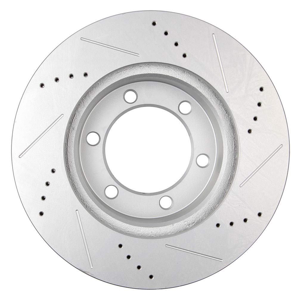Scitoo Brakes Rotors 2pcs Front Drilled Slotted Discs Brake Rotors Brakes Kit Fit For 2001 2002 2003 2004 2005 2006 2007 Toyota Sequoia 2000 2001 2002 2003 2004 2005 2006 Toyota Tundra Rotors Automotive Guardebem Com