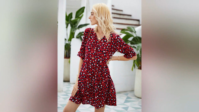 5 ECOWISH+Womens+Sleeves+Dresses+X+Small