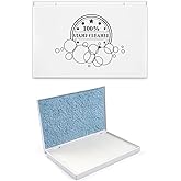 Stamp Scrubber for Stamps,Dual-Sided Stamp Cleaning Pad with Synthetic Bristles,Stamping Tool Cleaning Cling &amp; Foam &amp; Large Clear &amp; Rubber Stamps 7.3x4.9inch