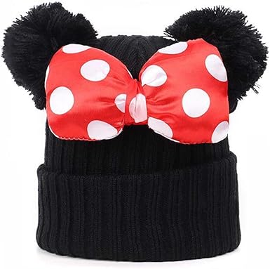 Amazon Com Toddler Girls Winter Beanie Hats With Pom Poms Warm Knit Baby Cap With Cute Mouse Ears Bowknot Black Clothing Amazon Com Toddler Girls Winter Beanie Hats With Pom Poms Warm Knit Baby Cap With Cute Mouse Ears Bowknot Black Clothing